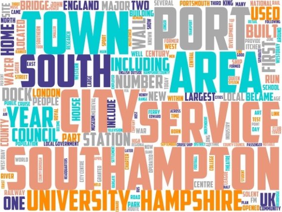 Northampton Wordart Background