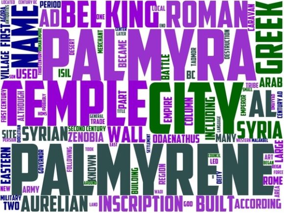 Palmyra Wordart Print