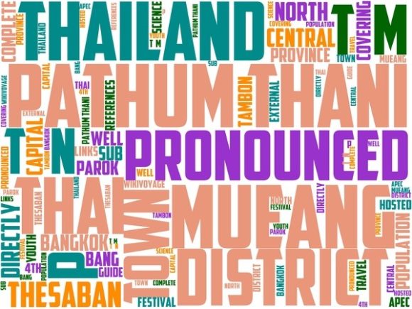 Pathum Thani Wordart Print: A Versatile Design Asset