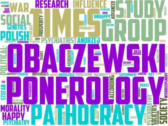 Ponerology Wordart Print
